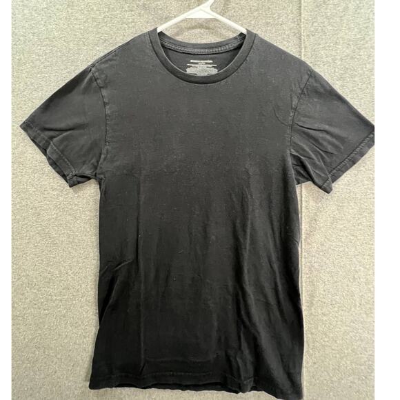 Amazon Essentials Shirt Adult Small Black Casual Short Sleeve T Shirt Mens - Picture 1 of 6